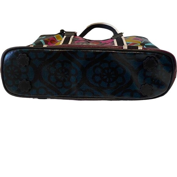 Brighton Colorful Flower Patterned Large Tote. - Picture 6 of 7